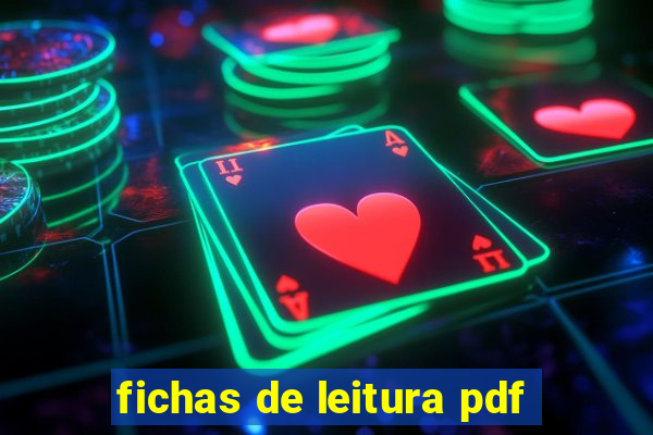 fichas de leitura pdf